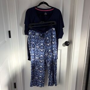 Capri navy CuddlDuds women 2x